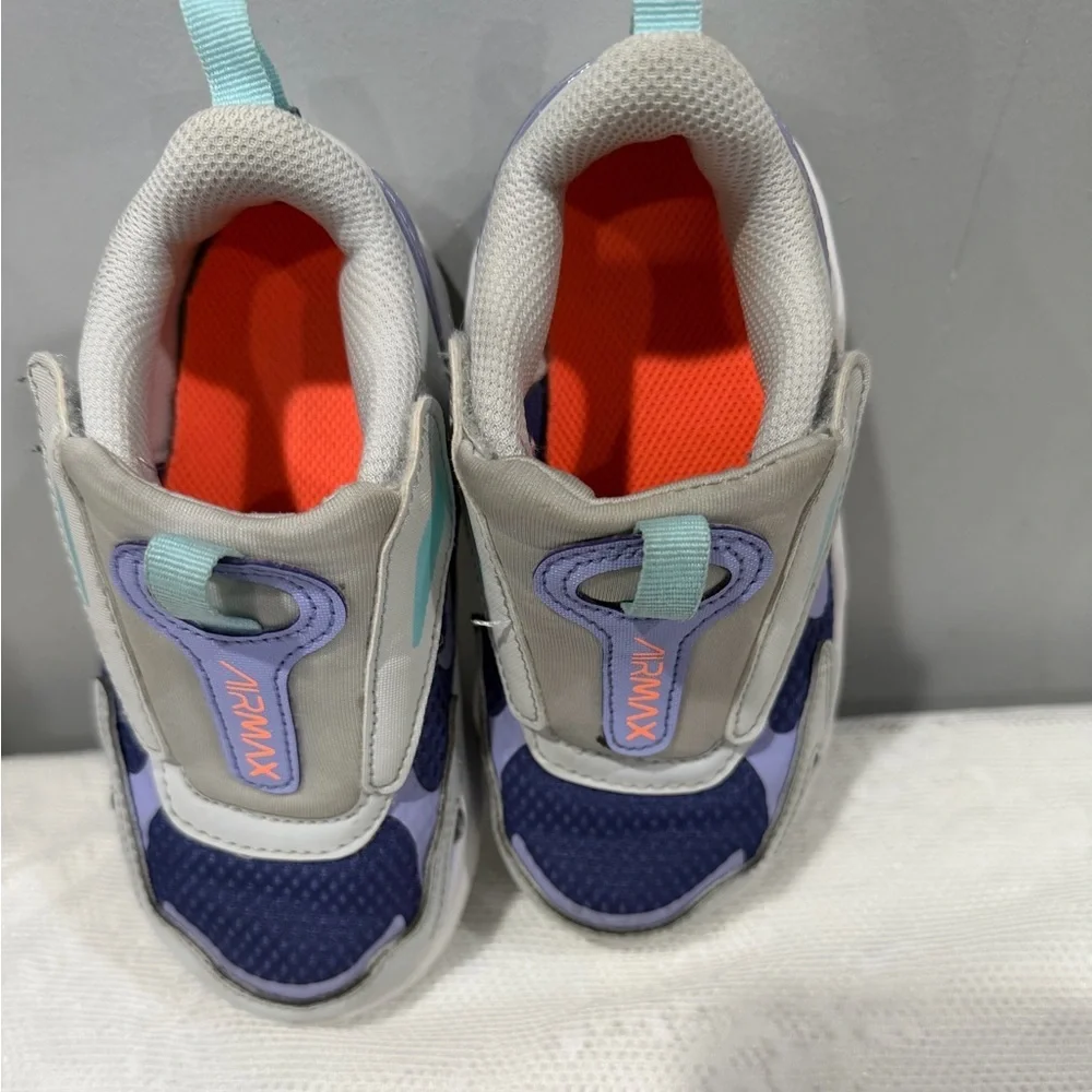 Nike Kids Sneakers - Blue, Gray, and Purple